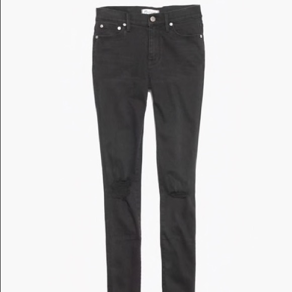 Madewell Denim - Madewell high rise skinny jeans (black)